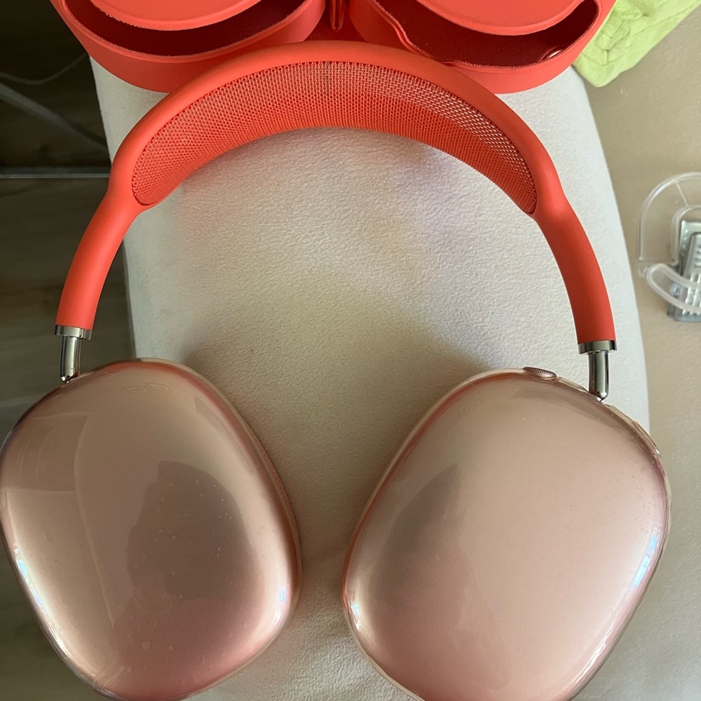 Pro-Max Apple AirPod Coral Over-Ear Headphones
